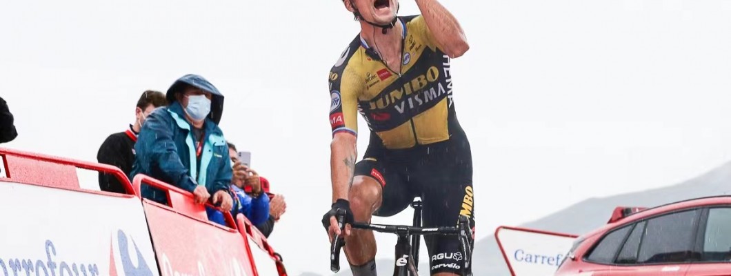 Roglic, membre de l'équipe Jumbo-Visma