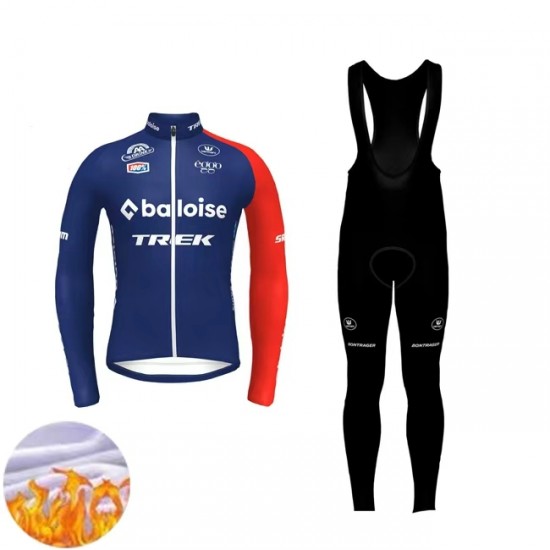 Tenue Maillot M/L + Collant à Bretelles Hiver Thermal Fleece Baloise TREK Lions 2024 Hommes N001