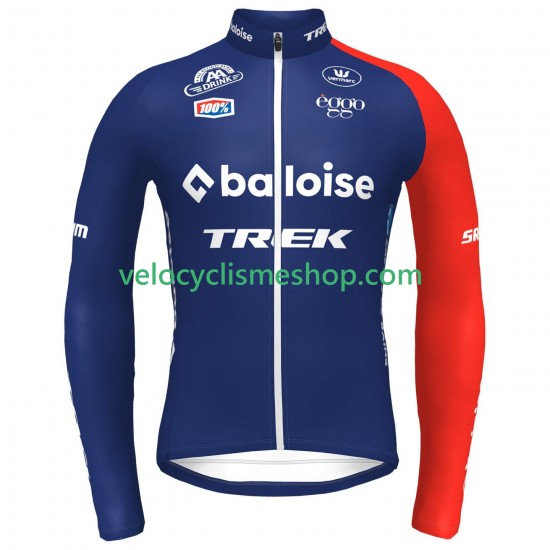 Maillot Cyclisme Manches Longues Baloise TREK Lions 2024 Hommes N001