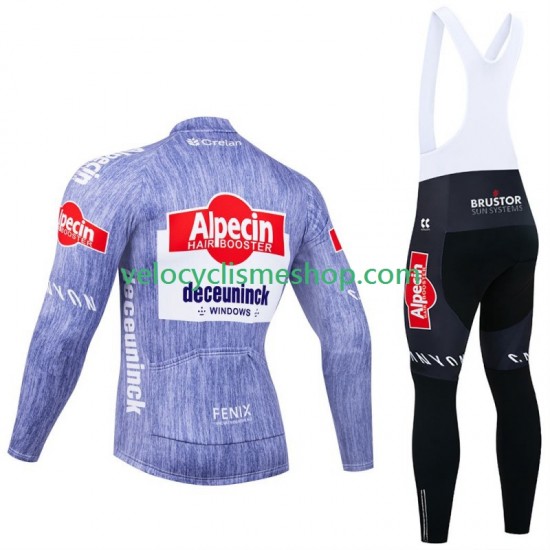 Tenue Maillot M/L + Collant à Bretelles Alpecin Deceuninck 2024 Hommes