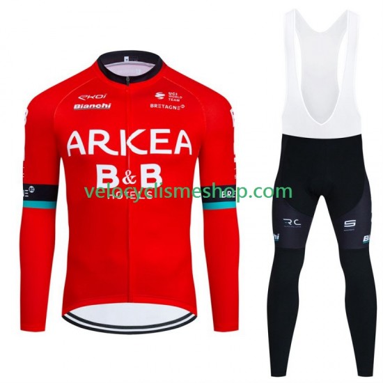 Tenue Maillot M/L + Collant à Bretelles Arkea Bb Hotels 2024 Hommes