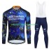 Tenue Maillot M/L + Collant à Bretelles Astana Qazaqstan 2024 Hommes