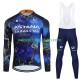 Tenue Maillot M/L + Collant à Bretelles Astana Qazaqstan 2024 Hommes