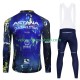 Tenue Maillot M/L + Collant à Bretelles Astana Qazaqstan 2024 Hommes