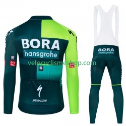 Tenue Maillot M/L + Collant à Bretelles Bora Hansgrohe 2024 Hommes N001