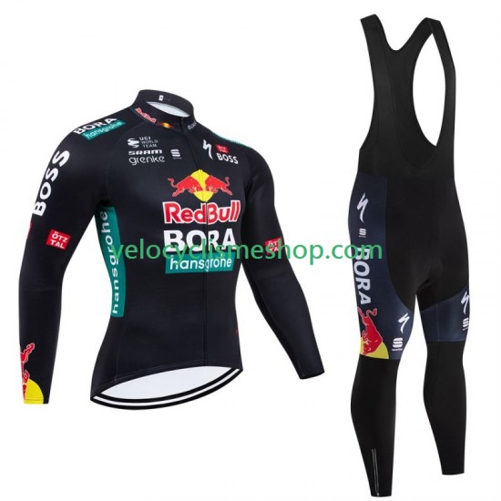 Tenue Maillot M/L + Collant à Bretelles Bora Hansgrohe 2024 Hommes