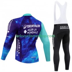 Tenue Maillot M/L + Collant à Bretelles Decathlon Ag2R 2024 Hommes N001