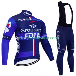 Tenue Maillot M/L + Collant à Bretelles Fdj Groupama 2024 Hommes