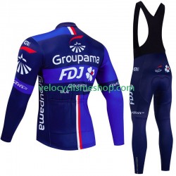 Tenue Maillot M/L + Collant à Bretelles Fdj Groupama 2024 Hommes