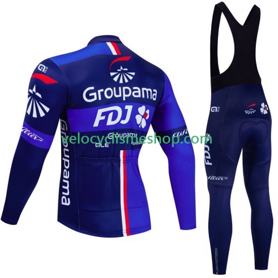 Tenue Maillot M/L + Collant à Bretelles Fdj Groupama 2024 Hommes
