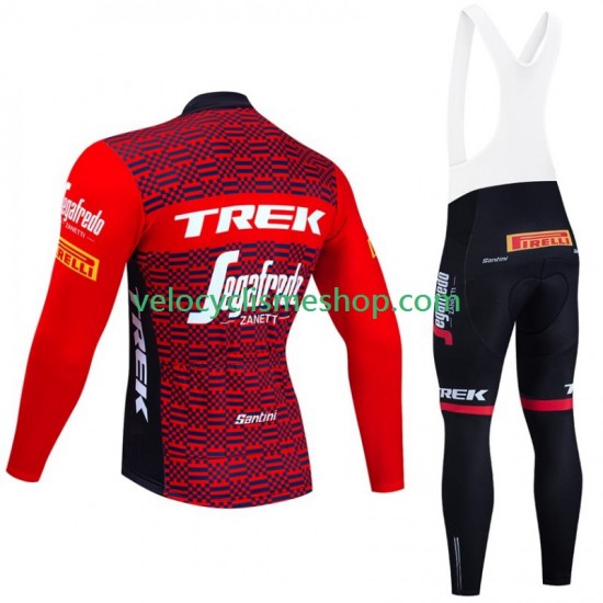 Tenue Maillot M/L + Collant à Bretelles Trek Segafredo 2023 Hommes