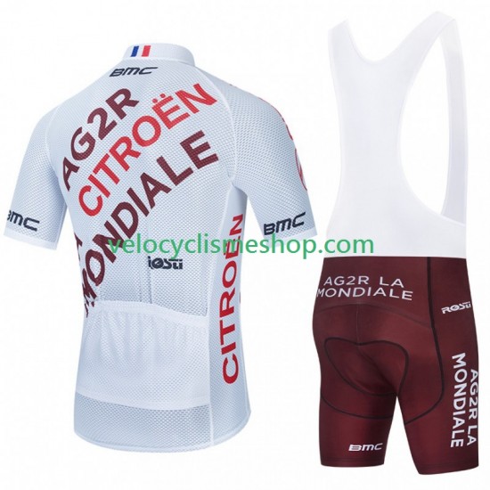 Tenue Maillot + Cuissard à Bretelles Ag2R La Mondiale 2023 Hommes