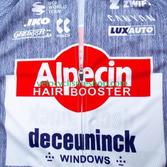 Tenue Maillot + Cuissard à Bretelles Alpecin Deceuninck 2024 Hommes