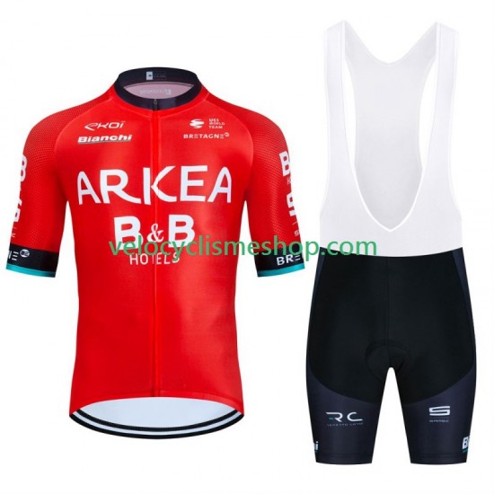 Tenue Maillot + Cuissard à Bretelles Arkea Bb Hotels 2024 Hommes