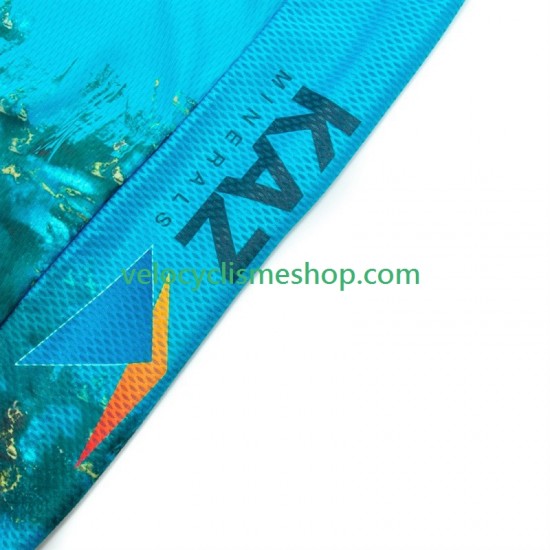 Tenue Maillot + Cuissard à Bretelles Astana Qazaqstan 2024 Team Hommes