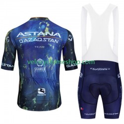 Tenue Maillot + Cuissard à Bretelles Astana Qazaqstan 2024 Hommes