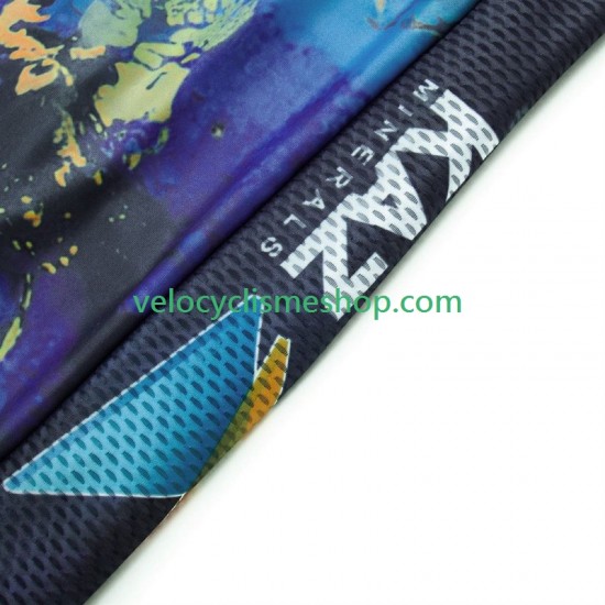 Tenue Maillot + Cuissard à Bretelles Astana Qazaqstan 2024 Hommes