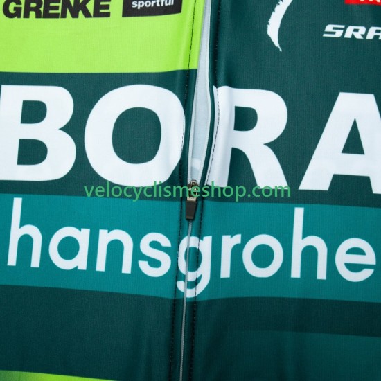 Tenue Maillot + Cuissard à Bretelles Bora Hansgrohe 2024 Hommes N001