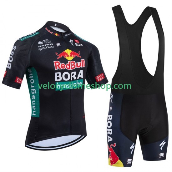 Tenue Maillot + Cuissard à Bretelles Bora Hansgrohe 2024 Hommes