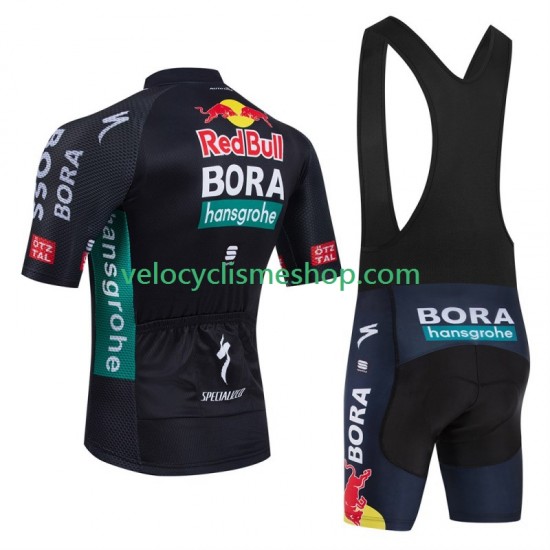 Tenue Maillot + Cuissard à Bretelles Bora Hansgrohe 2024 Hommes