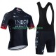 Tenue Maillot + Cuissard à Bretelles Ineos Grenadier 2023 Noir Hommes