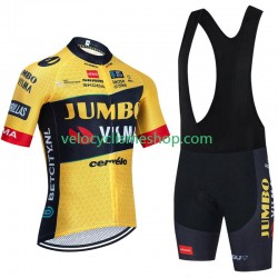 Tenue Maillot + Cuissard à Bretelles Jumbo Visma 2023 Hommes