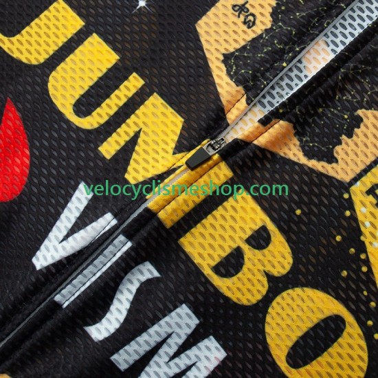 Tenue Maillot + Cuissard à Bretelles Jumbo Visma Tdf Velodrome 2023 Hommes