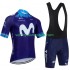Tenue Maillot + Cuissard à Bretelles Movistar 2023 Hommes