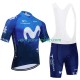 Tenue Maillot + Cuissard à Bretelles Movistar 2024 Hommes