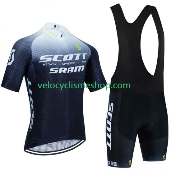 Tenue Maillot + Cuissard à Bretelles Scott Sram 2023 Hommes