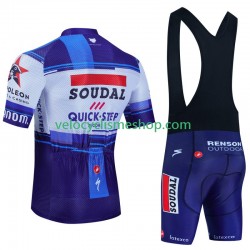 Tenue Maillot + Cuissard à Bretelles Soudal Quickstep 2023 Hommes