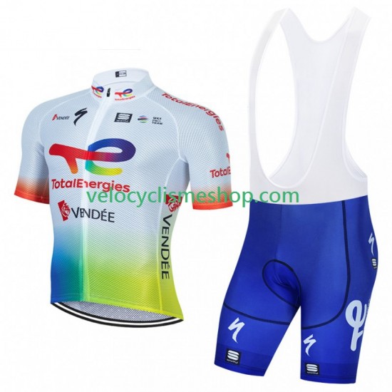 Tenue Maillot + Cuissard à Bretelles Totalenergies 2023 Hommes