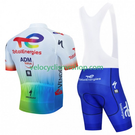Tenue Maillot + Cuissard à Bretelles Totalenergies 2023 Hommes