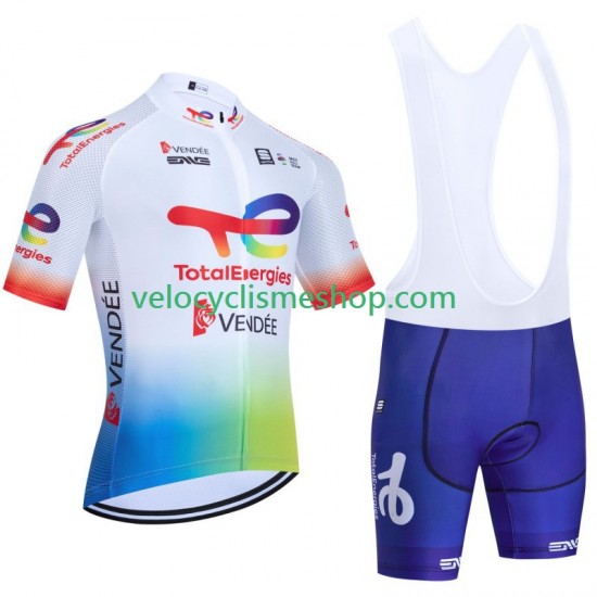Tenue Maillot + Cuissard à Bretelles Totalenergies 2024 Hommes