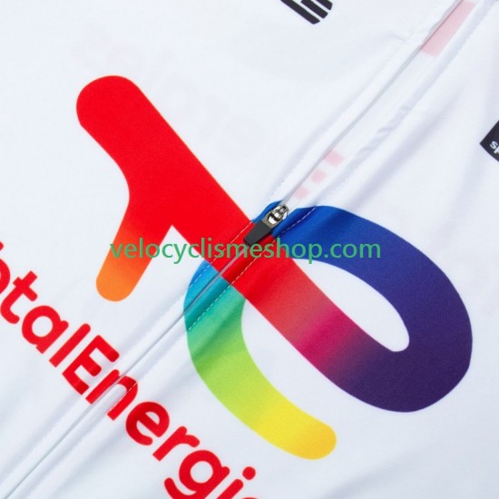 Tenue Maillot + Cuissard à Bretelles Totalenergies 2024 Hommes