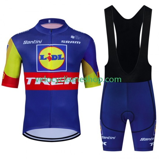 Tenue Maillot + Cuissard à Bretelles Trek Lidl 2024 Hommes