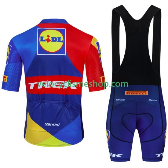 Tenue Maillot + Cuissard à Bretelles Trek Lidl 2024 Hommes