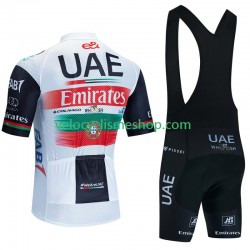 Tenue Maillot + Cuissard à Bretelles Uae Emirates 2023 Hommes N001