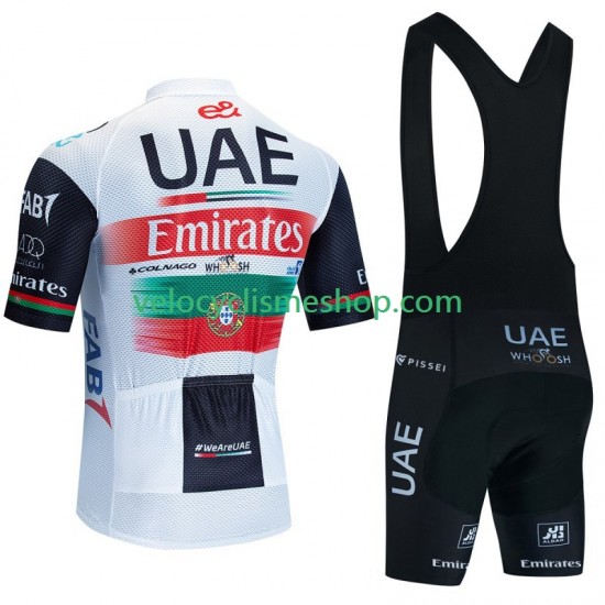 Tenue Maillot + Cuissard à Bretelles Uae Emirates 2023 Hommes N001