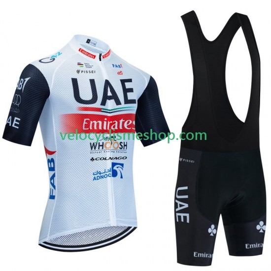 Tenue Maillot + Cuissard à Bretelles Uae Emirates 2023 Hommes