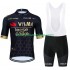 Tenue Maillot + Cuissard à Bretelles Visma Lease A Bike 2024 Black Hommes
