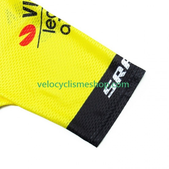 Tenue Maillot + Cuissard à Bretelles Visma Lease A Bike 2024 Hommes