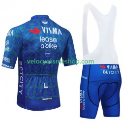 Tenue Maillot + Cuissard à Bretelles Visma Lease A Bike Tdf 2024 Hommes