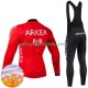 Tenue Maillot M/L + Collant à Bretelles Hiver Thermal Fleece Arkea Bb Hotels Excalibur 2024 Hommes