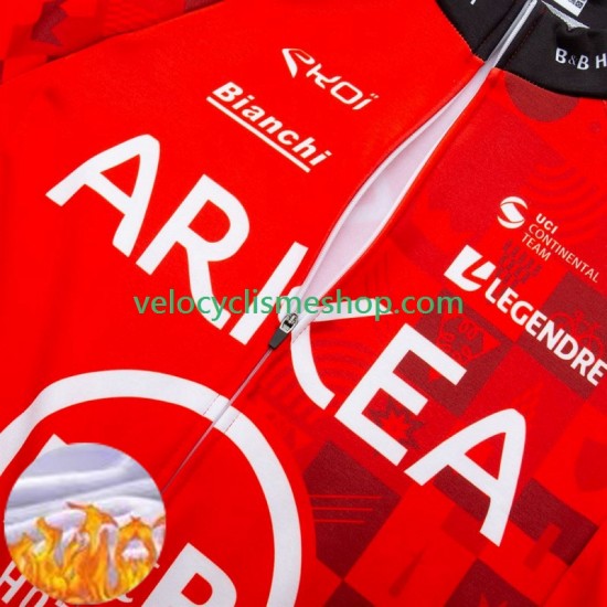 Tenue Maillot M/L + Collant à Bretelles Hiver Thermal Fleece Arkea Bb Hotels Excalibur 2024 Hommes