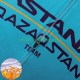 Tenue Maillot M/L + Collant à Bretelles Hiver Thermal Fleece Astana Qazaqstan 2024 Team Hommes