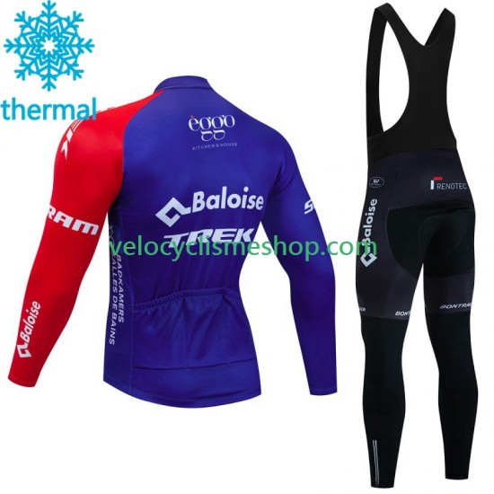 Tenue Maillot M/L + Collant à Bretelles Hiver Thermal Fleece Baloise Trek 2023 Hommes