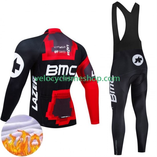 Tenue Maillot M/L + Collant à Bretelles Hiver Thermal Fleece Bmc Suisse 2024 Hommes