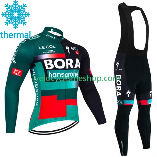 Tenue Maillot M/L + Collant à Bretelles Hiver Thermal Fleece Bora Hansgrohe 2023 Hommes