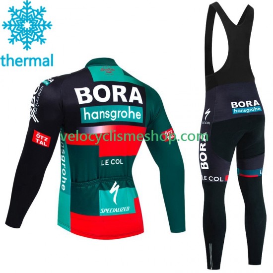 Tenue Maillot M/L + Collant à Bretelles Hiver Thermal Fleece Bora Hansgrohe 2023 Hommes